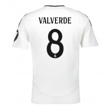 Real Madrid Federico Valverde #8 Hemmatröja 2024-25 Korta ärmar